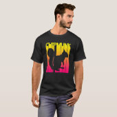 チプムンク動物のレトロの衣装 Tシャツ (正面フル)