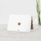 チプムンク誕生日カード カード (裏面)