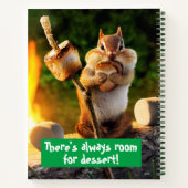 チプムンク食べマシュマロ ノートブック (裏面)