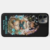 チプムン読クブックワイルドフラワーコテージコアカスタム Case-Mate iPhoneケース (裏面(横))