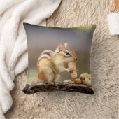 チプムン食べクのピーナッツ クッション (ブランケット)