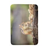 チプムン食べクのピーナッツ バスマット (正面縦)