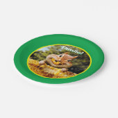 チプムン食べ物クのトウモロコシ ペーパープレート (アングル)