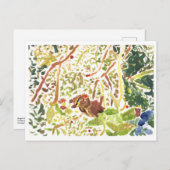 チプムン食べ物クのベリーのはがき ポストカード (正面/裏面)