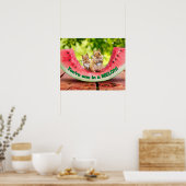 チプムン食べ物クスのスイカ ポスター (キッチン)