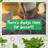 チプムン食べ物クマシュマロ キッチンタオル (折り畳み)