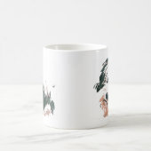 チベタンテリアのポートレート コーヒーマグカップ (中央)