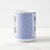 チベタンテリアの絵画-かわいい元の犬の芸術 コーヒーマグカップ (中央)