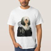 チベタンテリアのTシャツの高潔はギフトの後をつけます Tシャツ (正面)