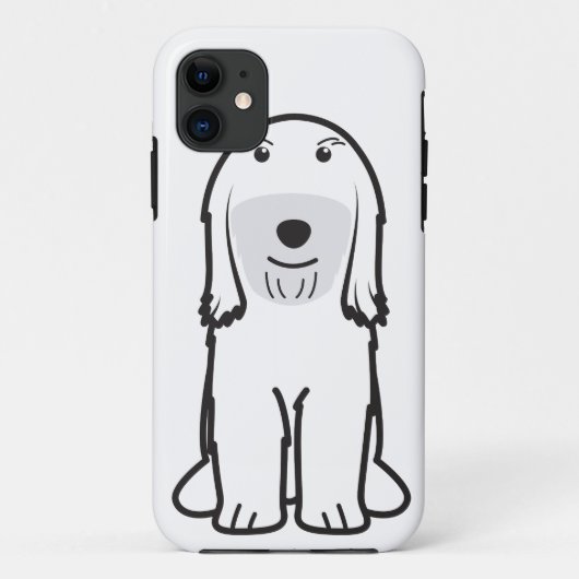 チベタンテリア犬の漫画 Case-Mate iPhoneケース (裏面)
