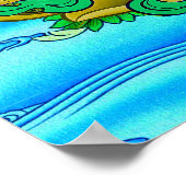 チベッカッコいいトタンカヴァジュラサタトゥトマンダラ ポスター (角)