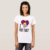 チベットのハート Tシャツ (正面フル)