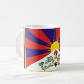 チベットのマグ コーヒーマグカップ (正面左)