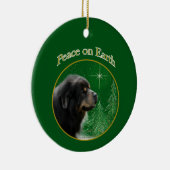 チベットのマスティフ平和 セラミックオーナメント (右)