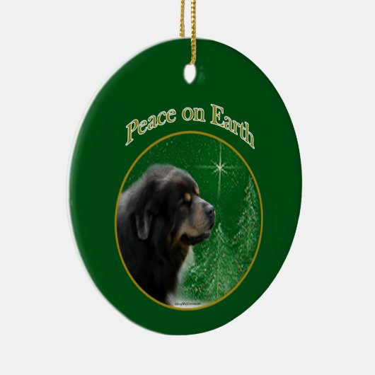 チベットのマスティフ平和 セラミックオーナメント (右)