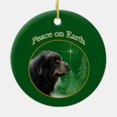 チベットのマスティフ平和 セラミックオーナメント (裏面)