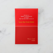 チベットのロサールとタシデレク - 新年 / 旗 チベット カード (内部)