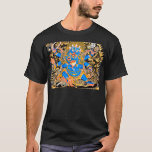チベットの仏教の芸術のプリント Tシャツ