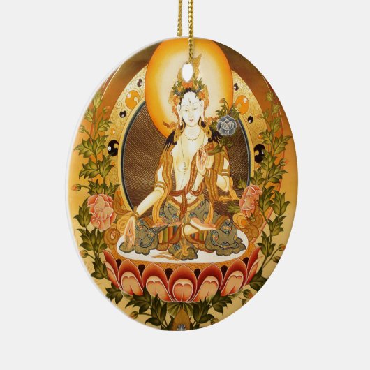 チベットの仏教の芸術 セラミックオーナメント (右)