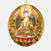 チベットの仏教の芸術 セラミックオーナメント (左)