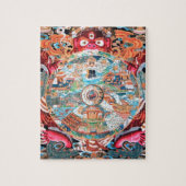 チベットの仏教の芸術(生命の車輪) ジグソーパズル (縦)