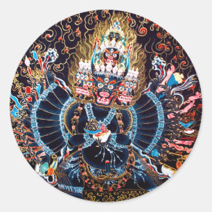チベットの仏教の芸術(Chemckok Heruka) ラウンドシール