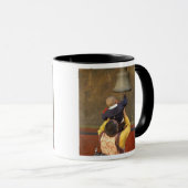 チベットの僧侶が少年を連れて呼び出す マグカップ (正面右)