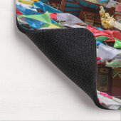 チベットの寺と祈りの言葉フラグ – 雲南省、中国 マウスパッド (コーナー)