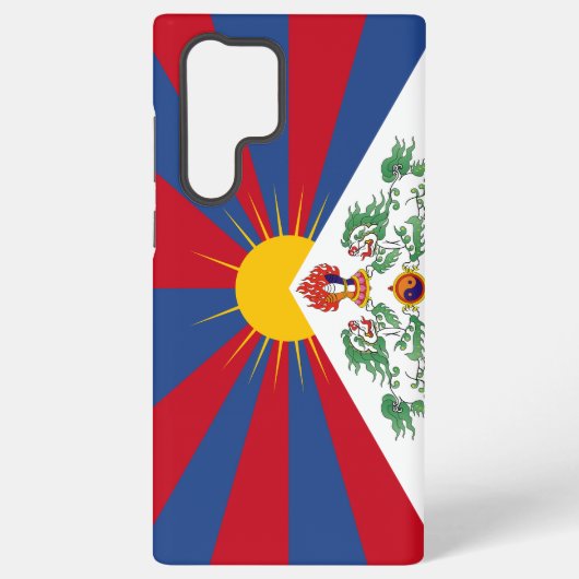 チベットの旗のスマホケース SAMSUNG GALAXYケース (裏面)