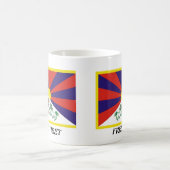 チベットの旗 コーヒーマグカップ (中央)