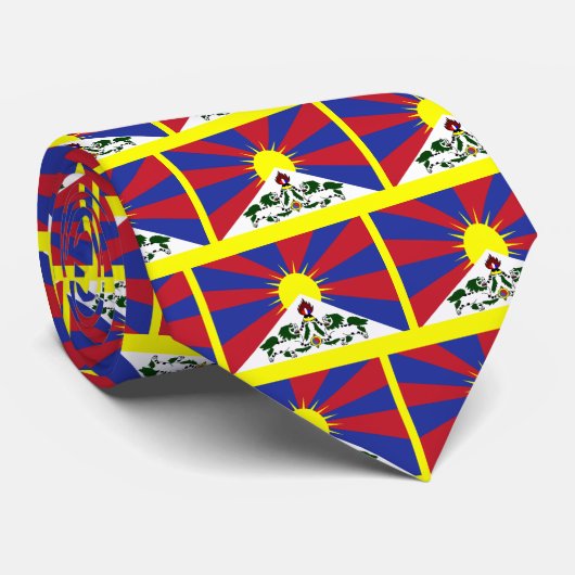 チベットの旗 ネクタイ (ロール)