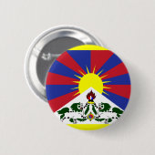 チベットの旗 缶バッジ (正面&裏面)