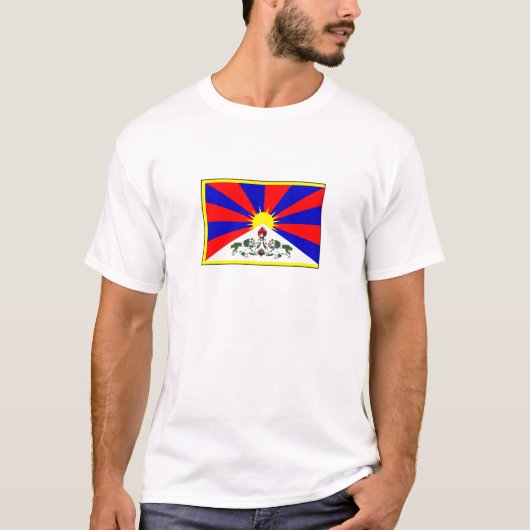 チベットの旗 Tシャツ (正面)