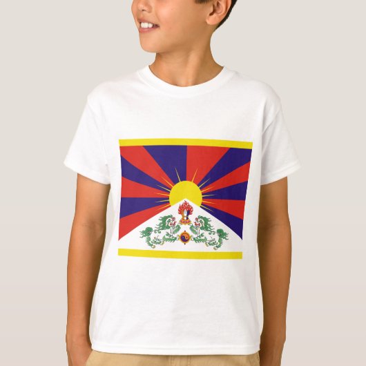 チベットの旗 Tシャツ (正面)