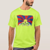 チベットの旗Tシャツ Tシャツ (正面)