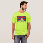 チベットの旗Tシャツ Tシャツ (正面フル)