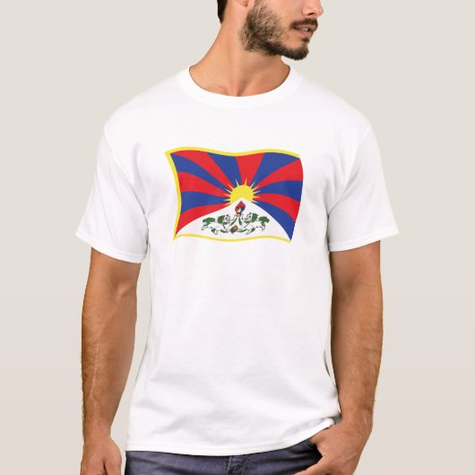 チベットの旗Tシャツ Tシャツ (正面)