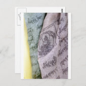 チベットの祈り旗 ポストカード (正面/裏面)