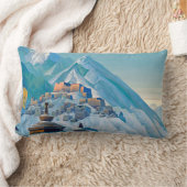 チベットの自由な枕 ランバークッション (ブランケット)