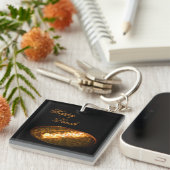 チベットの蝋燭ランプ キーホルダー (正面右)