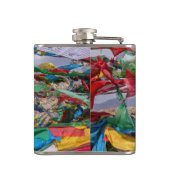 チベットの風景と祈りの旗 - ヒマラヤ フラスク (裏面)