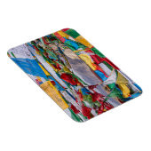 チベットの風景と祈りの言葉フラグ – ヒマラヤ マグネット (右側)