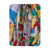 チベットの風景と祈りの言葉フラグ – ヒマラヤ マグネット (縦)