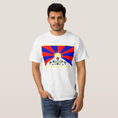 チベットのTシャツの旗 Tシャツ (正面フル)