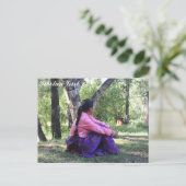 チベットガール ポストカード (スタンド正面)