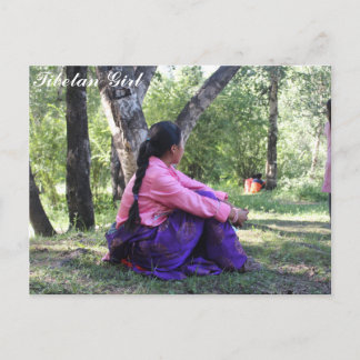 チベットガール ポストカード