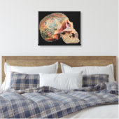 チベットスカル キャンバスプリント (インサイチュ (寝室))