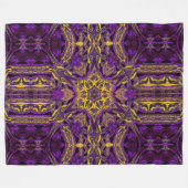 チベットスター1 フリースブランケット (正面(横))