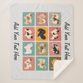 チベットスパニエル犬シェルパブランケット シェルパブランケット (正面)