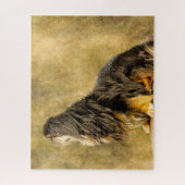 チベットスパニエル犬ドッグズジグサウ ジグソーパズル (縦)